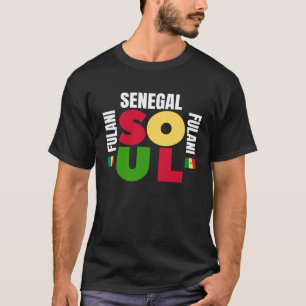 Senegal Soul Fulani  Ancestry Initiation DNA Resul T-Shirt
