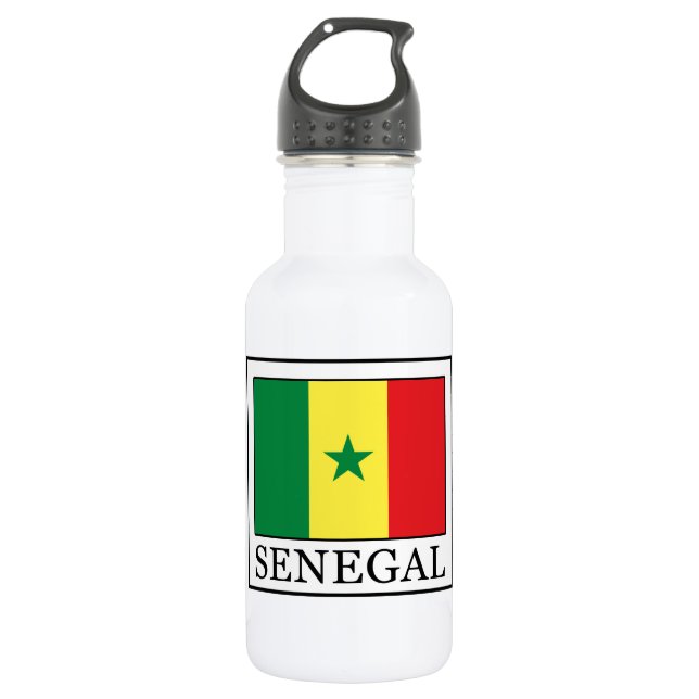 Senegal Stainless Steel Water Bottle (Front)