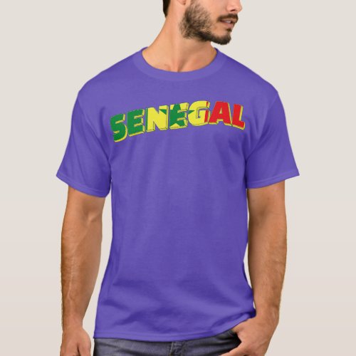 Senegal Vintage style retro souvenir 2 T_Shirt
