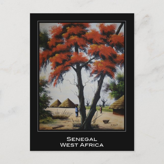 Senegalese Art Postcard (Front)