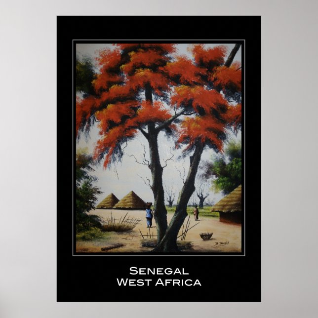 Senegalese Art Poster (Front)