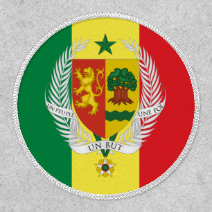 Senegalese Flag & Coat of Arms, Flag of Senegal Patch