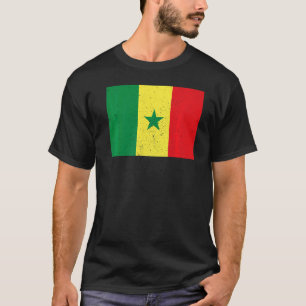Senegalese Senegal Flag Pride Senegalese Flag T-Shirt