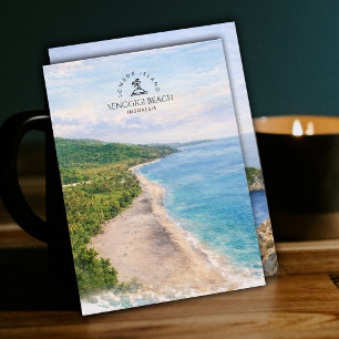 Senggigi Beach, Lombok Island, Indonesia Travel Postcard