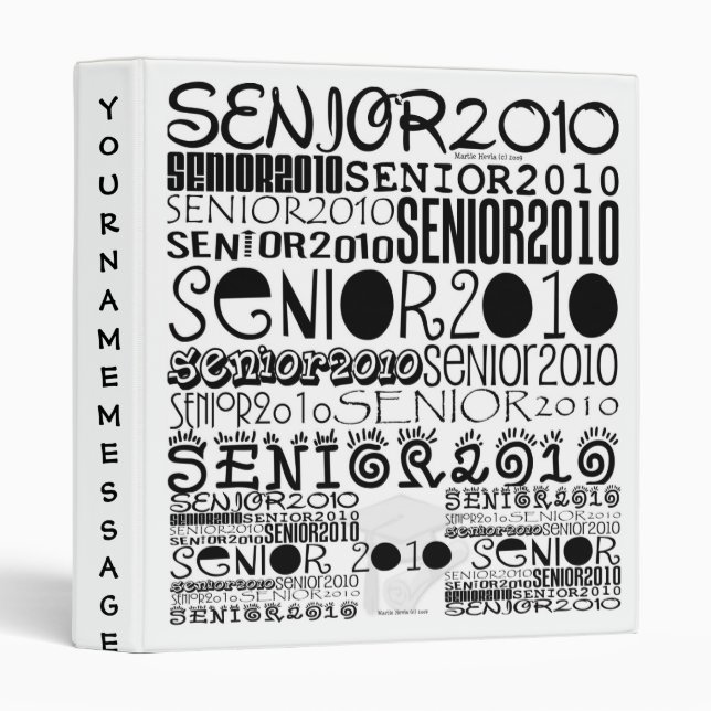 Senior 2010 - Avery Binder (Front/Spine)