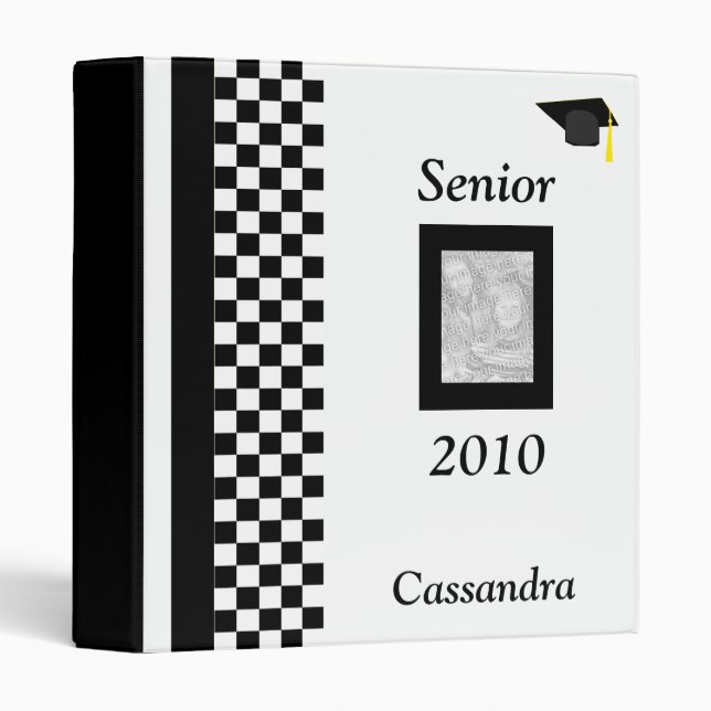 Senior 2010 Personalized Photo Album Binder (Front/Spine)