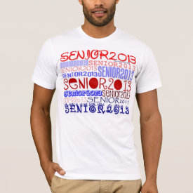 Senior 2013 - Red-Blue - T-Shirt