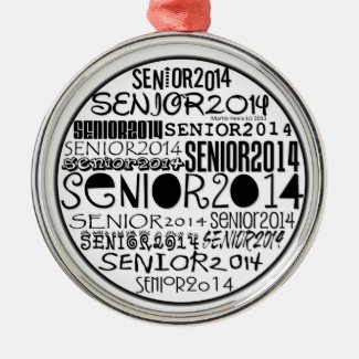 Senior 2014 - Rearview Mirror Ornament