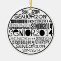 Senior 2014 - Rearview Mirror Ornament