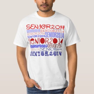 Senior 2014 - Red-Blue - T-Shirt