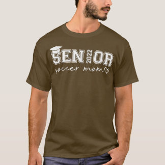 Senior 2022 Soccer Mom Heart Cute Graduation Class T-Shirt