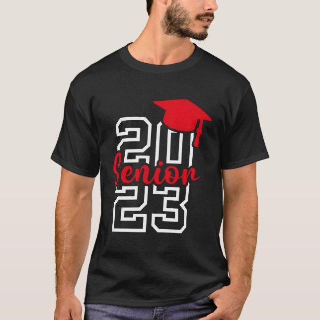 Senior 2023 Back To School Class Of 2023 Graduatio T-Shirt (Front)