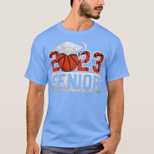 Senior 2023 Basketball Player Class Of 2023 Gradua T_Shirt