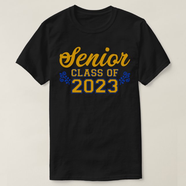 Senior 2023 Class of 2023 Graduate 2 T-Shirt (Design Front)