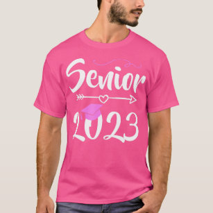 Senior 2023 Graduation  Pink assel Class of 23 Gif T-Shirt
