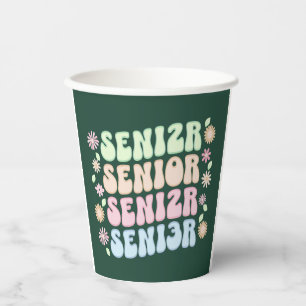 SENIOR 2023 T-Shirt Paper Cups