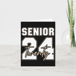 Senior 2024 Class Of 2024 Back To School Graduatio Card