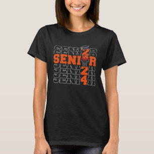 Senior 2024 Class of 2024 Graduation Basketball Pl T-Shirt