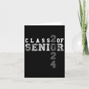 Senior 2024 Class Of 2024 Graduation Card