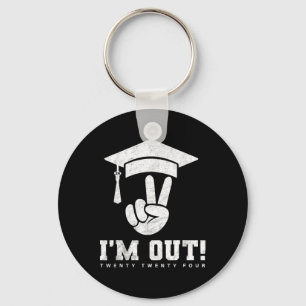 Senior 2024 Class Of 2024 Graduation Graduate Men Keychain