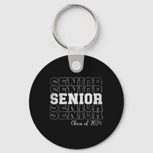 Senior 2024 Class Of 2024 Seniors Graduation 24 Keychain