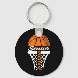 Senior 2024 Graduate Class 2024 Basketball Graduat Keychain