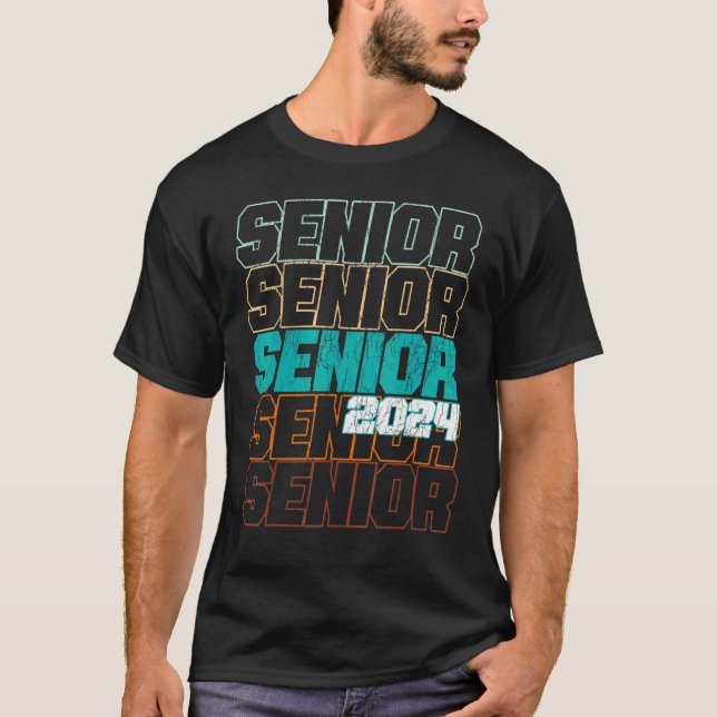 Senior 2024 Graduation Class of 2024 T-Shirt (Front)