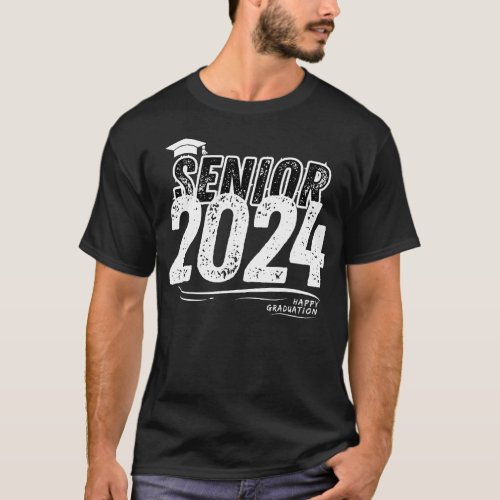 Senior 2024 Happy Graduuation T_Shirt