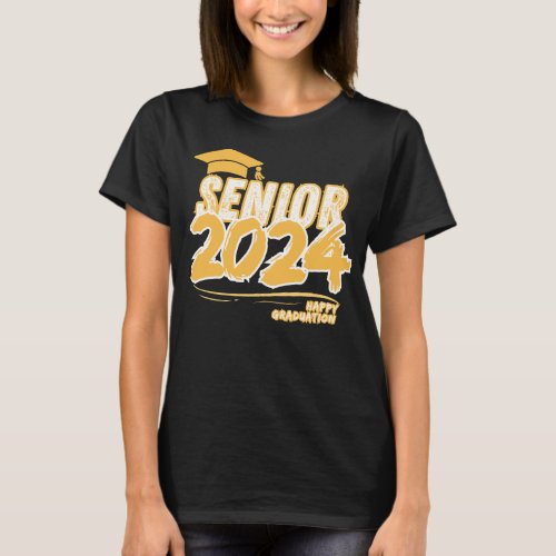 Senior 2024 Happy Graduuation T_Shirt