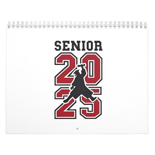 Senior 2025 Basketball Graduate Sport  Calendar (Cover)