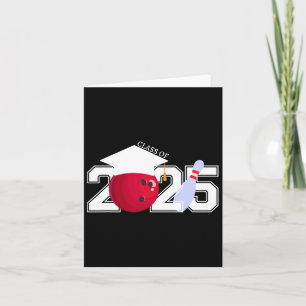 Senior 2025 Bowling Player Cl Of 2025 Graduation S Card