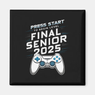 Senior 2025 Class of 2025 Gamer Video Games Magnet