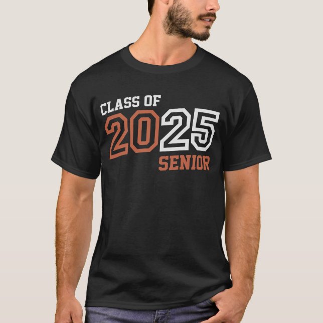 Senior 2025 Class of 2025 Graduation 25  T-Shirt (Front)