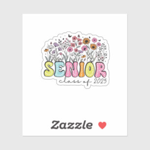 Senior 2025 Class of 2025 Spring Blossom Flowers Sticker