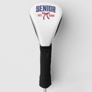 Senior 2025 Coquette Class of 2025 Pink Bows Golf Head Cover