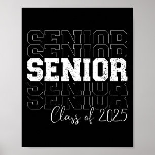 Senior 2025 Graduate College University Graduation Poster