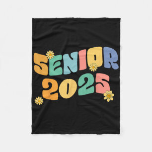Senior 2025 Graduation 2025 Cl Senior 2025 Grad 3 Fleece Blanket