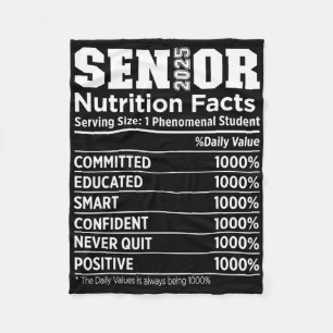 Senior 2025 Graduation 2025 Cl Senior 2025 Grad  Fleece Blanket
