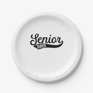 Senior 2025 Graduation Last Day of School  Paper Plates