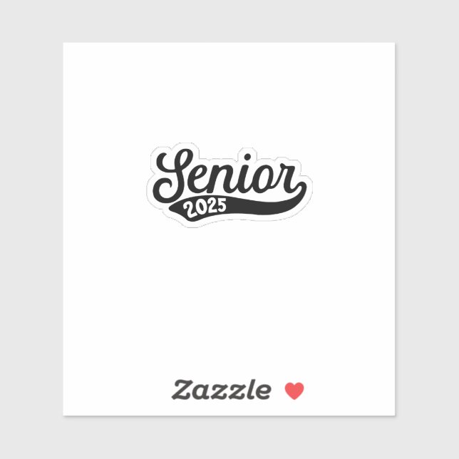 Senior 2025 Graduation Last Day of School  Sticker (Sheet)