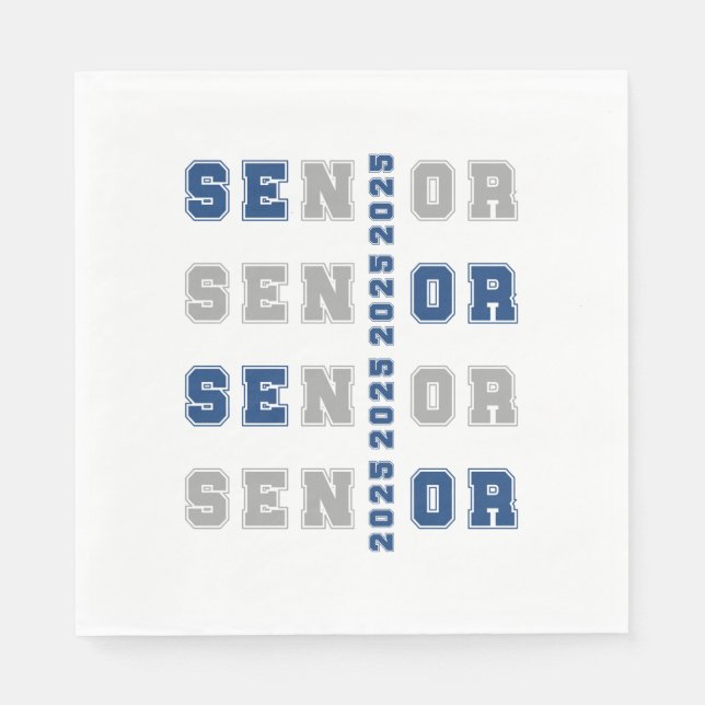 Senior 2025 napkins (Front)