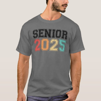 Senior 2025 Retro Vintage boy T-Shirt