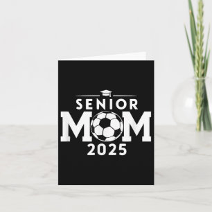 Senior 2025 Soccer Mom High School Graduation Outf Card