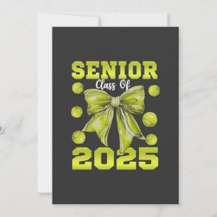 Senior 2025 Softball Graduate Graduate Sport  Save The Date