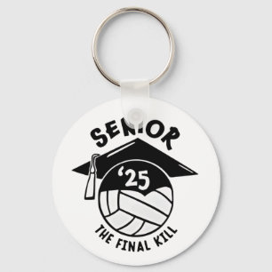 Senior 2025 Volleyball Graduation Keychain
