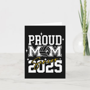 Senior 2025 Volleyball Mom High School Graduation Card