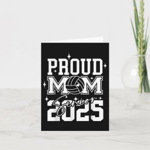 Senior 2025 Volleyball Mom High School Graduation Card