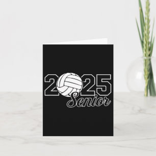 Senior 2025 Volleyll Mom High School Graduation Ou Card