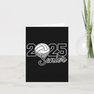 Senior 2025 Volleyll Mom High School Graduation Ou Card
