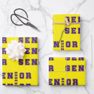 Senior 2025 wrapping paper sheets